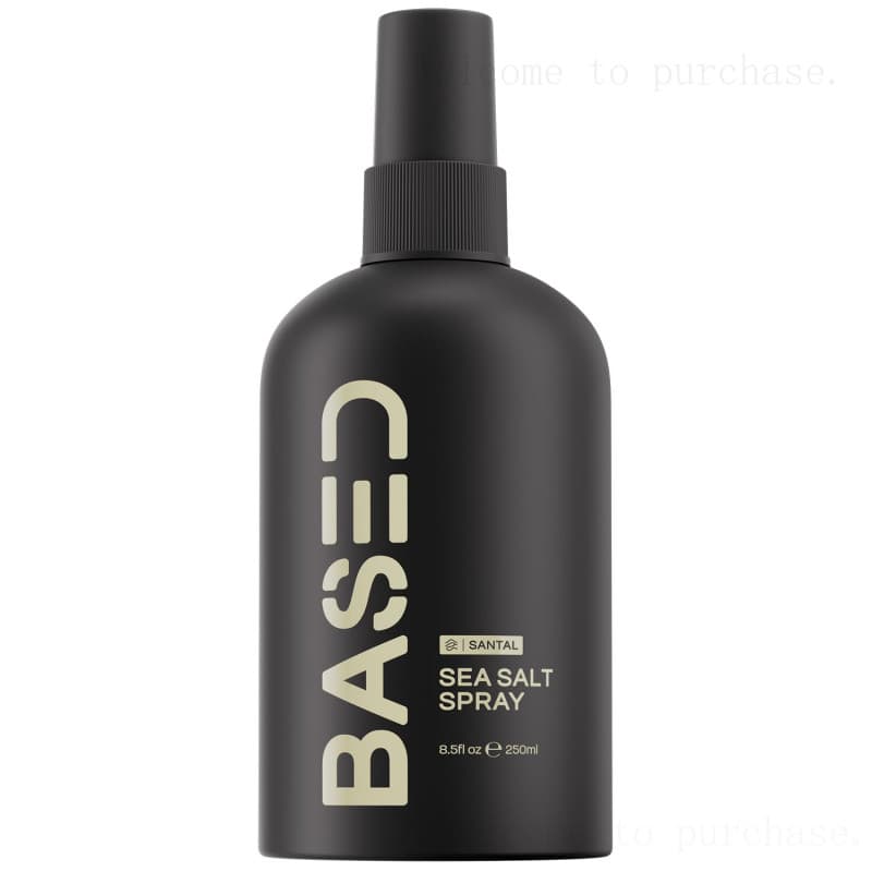 Spray de Sal Marinho BASED, Spray de Sal Marinho para Acabamento Natural do Cabelo, Volume e Textura, Enriquecido com Al