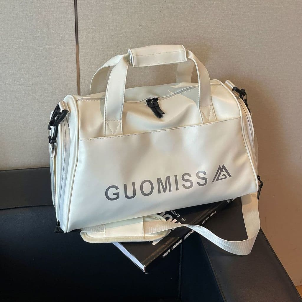 Bolsa de ginástica multifuncional feminina, bolsa de natação com separação seca e molhada, nova bolsa de viagem portátil