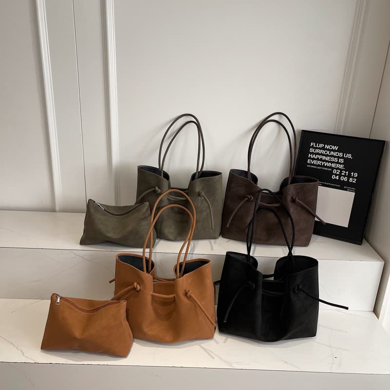 Nova bolsa fosca transfronteiriça, bolsa de ombro, bolsa tote, bolsa de grande capacidade para usar debaixo do braço, bo