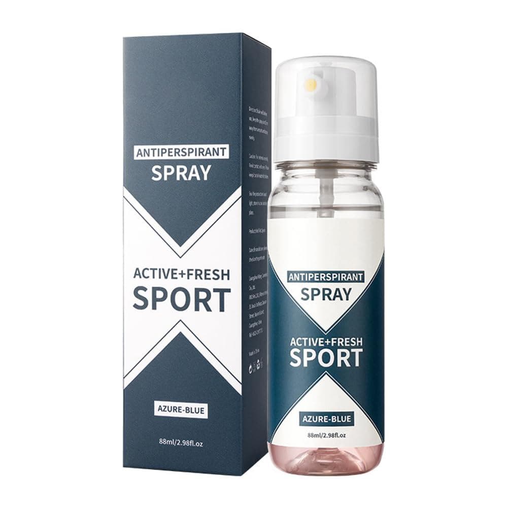 Spray Antitranspirante Fresco para Mulheres e Homens, 2.9 Oz Spray Corporal de Duplo Efeito de Frescor - Proteção contra