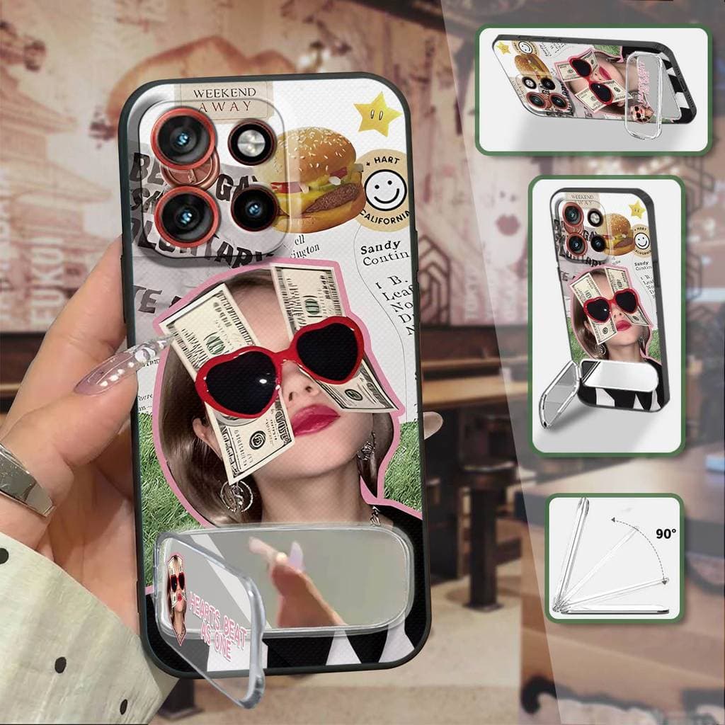 Capa De Telefone Anti-Queda De Envoltório Completo Para MOTO G56 5G/G66Y G66J 5G Poeira Design De Moda Resistente À Suje