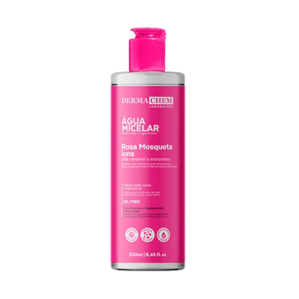 Água Micelar Rosa Mosqueta Regeneração e Hidratação 250ml - Dermachem