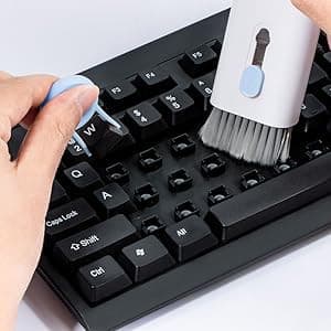 Kit Escovas Limpeza Detalhada Teclado Celular Notebook Fone Tablet Removedor Poeira Cantos Difíceis