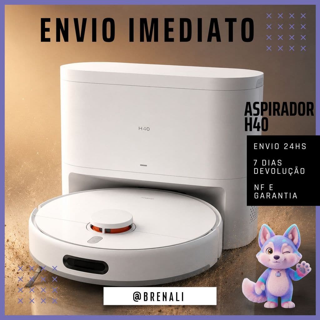Xiaomi H40 Robô Aspirador Sensor LDS 10000Pa Robô Aspirador Premium