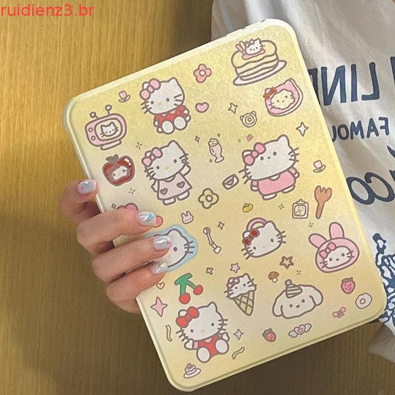 Adequado para ipad capa protetora dos desenhos animados Rotatable Catwoman pro magnético 2021 com Slot para caneta airmi