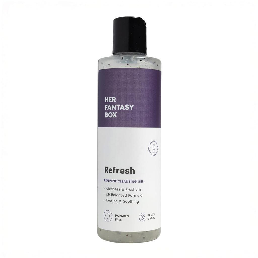Caixa Fantasia Ela |     Gel de banho refrescante e com pH balanceado - produto de higiene feminina, controla suavemente