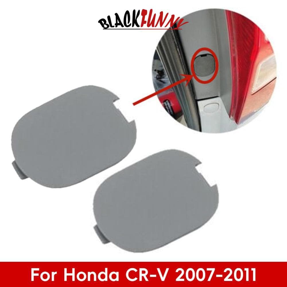 BLACKFUNNY 1/2 Pçs Luz Traseira Do Carro Lâmpada Moldura Tampa Da Porca Poeira Plástico 33506-SWA-A01 Para Honda CR-V CR
