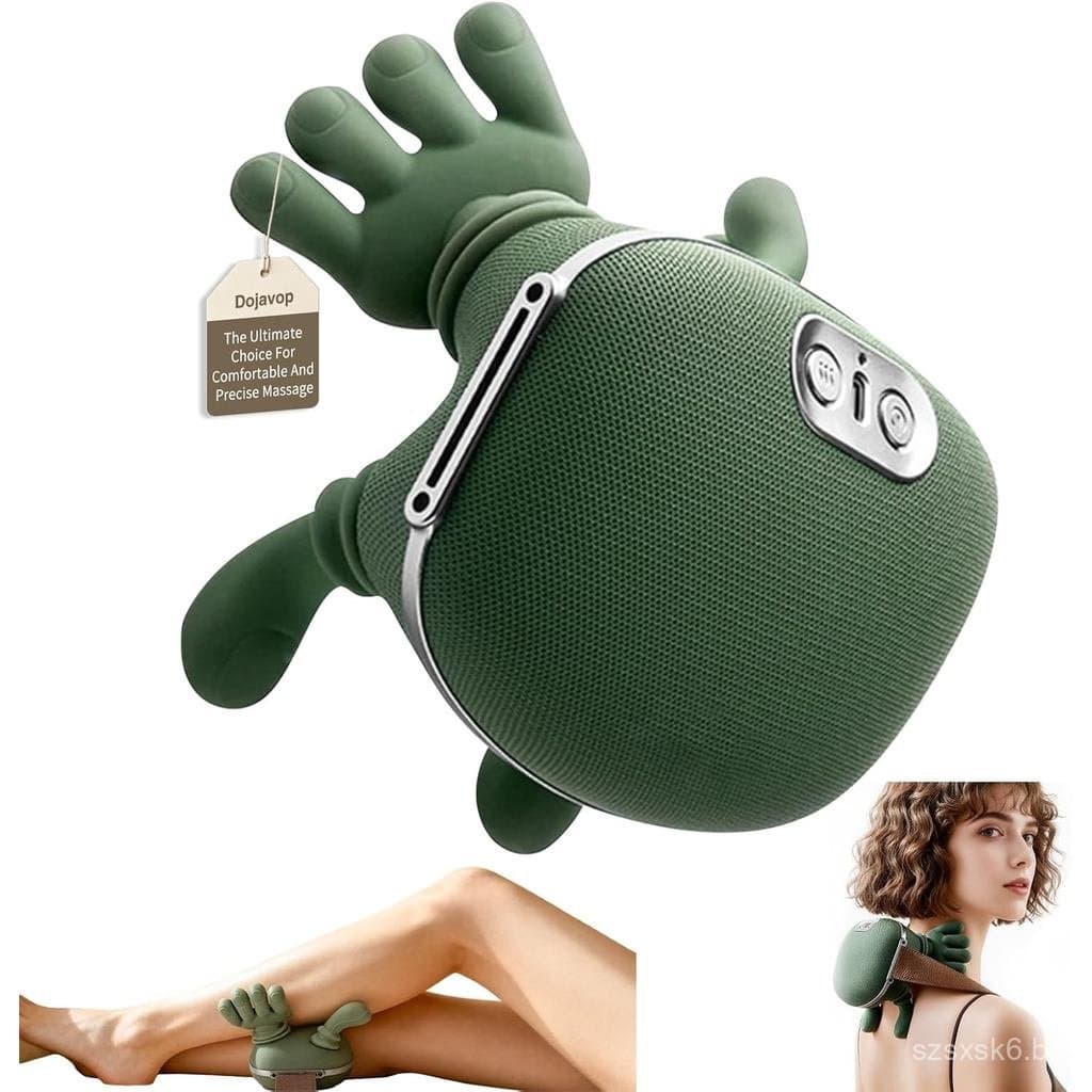 Massageador de Pescoço com Aquecimento, Sem Fio, para Alívio da Dor no Pescoço e Ombros, Massageador Elétrico Cervical e