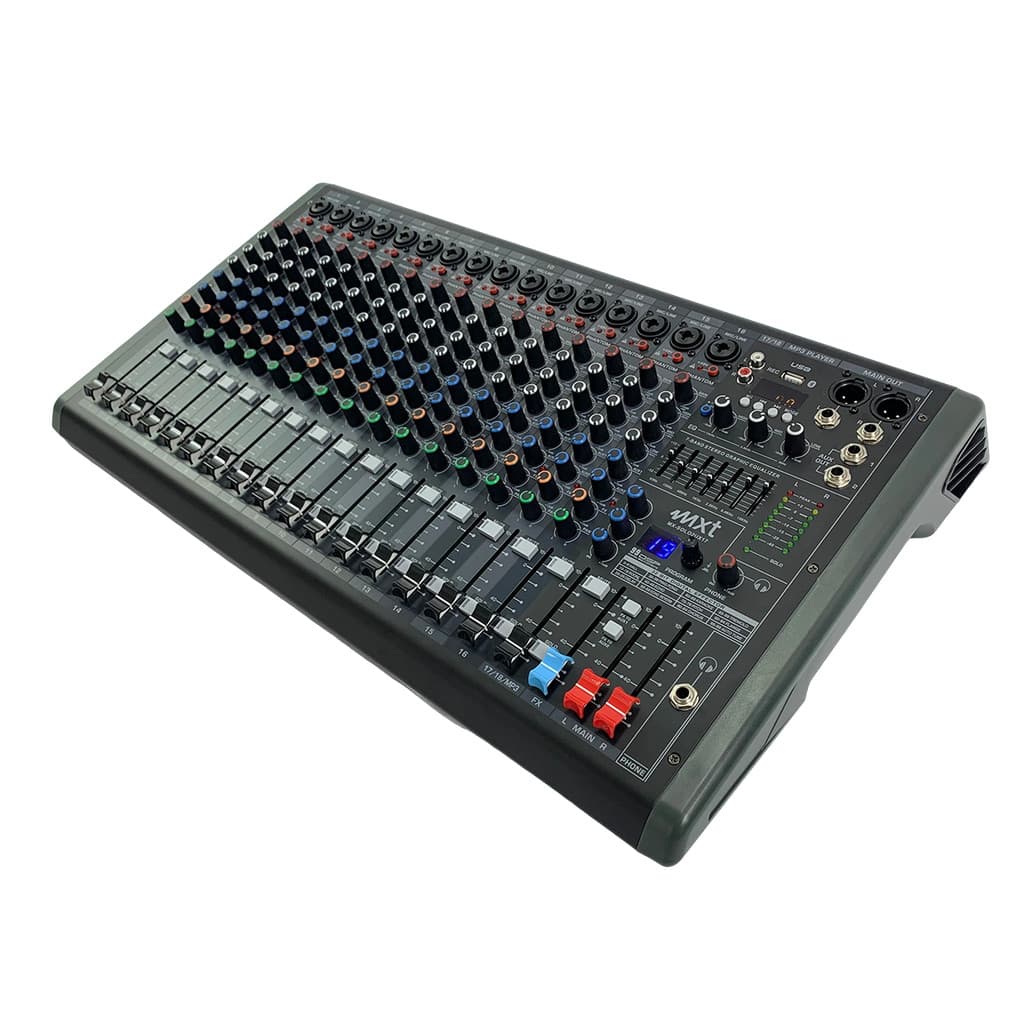 Mesa De Som Analógica Mxt Mx-solo2ux 17 Canais Bt C/ Efeitos