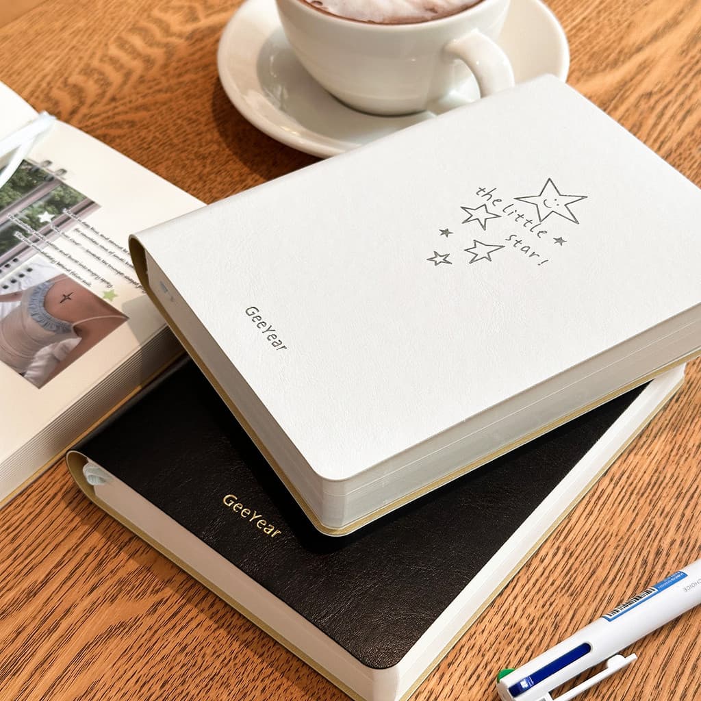 B6 Céu Estrelado Caderno Branco Caderno de Tijolo Espessado allinone Caderno de Couro Macio Estudantes Universitários Li