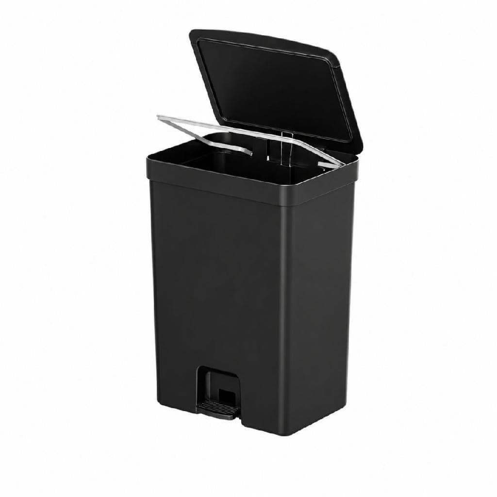 Lixeira de Pedal 30L Preto Trium OU