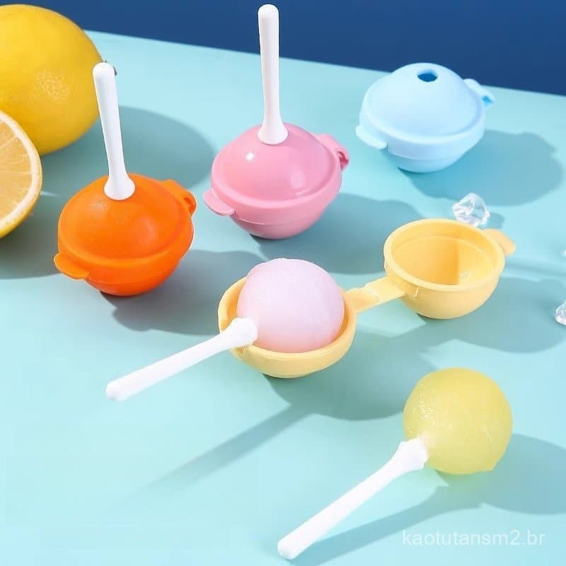 Forma de Silicone para Cubos de Gelo e Picolé, 4 Unidades, Forma de Planetas Espaciais para Fazer Pirulitos