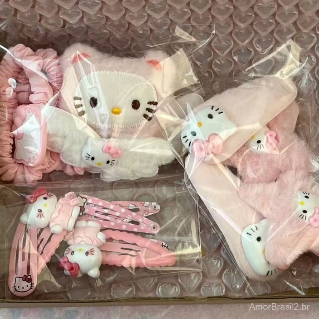 Conjunto De 15 Peças De Grampos De Cabelo Rosa Acessórios Para Namorada Laços