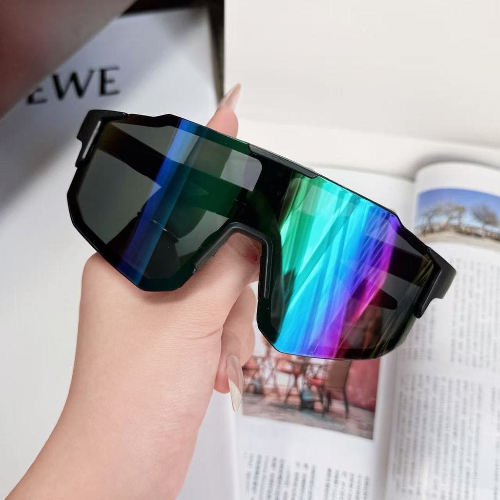 Óculos esportivos coloridos para ciclismo, montanhismo, à prova de vento, mudança de cor, óculos de sol Anti-ultraviolet