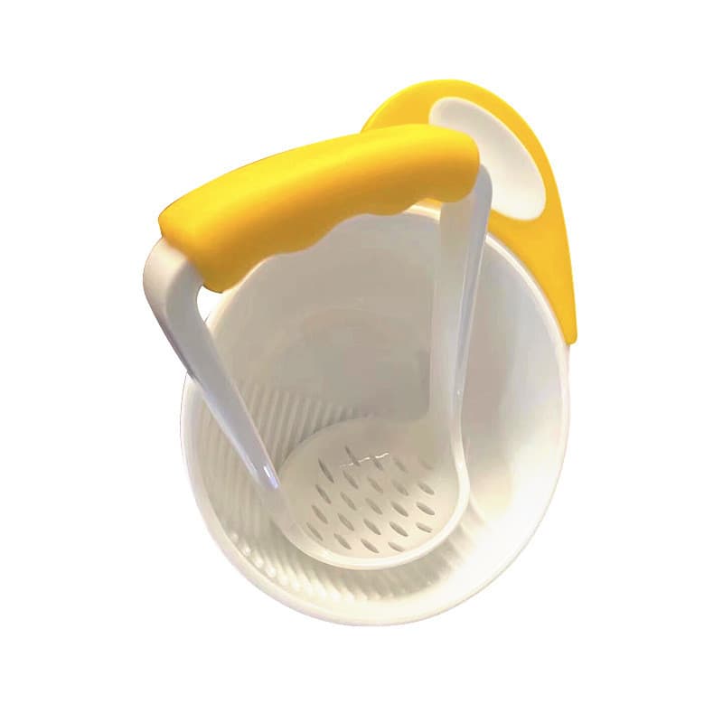 Tigela para triturar alimentos para bebês, conjunto de utensílios para alimentação de crianças pequenas, processador man