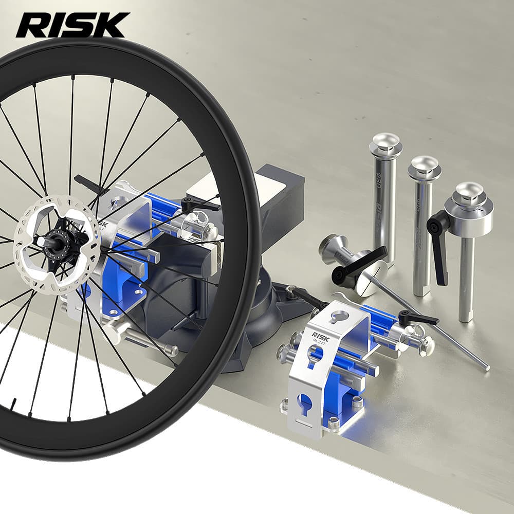 RISK Mountain Road bicicleta aro roda conjunto titular Hub reparação bancada volante ferramenta manutenção