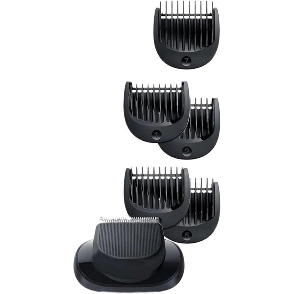 Aparador de Barba EasyClick + Acessório de Pente de 5 Peças Compatível com Máquinas de Barbear Elétricas Braun Geração S