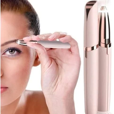 Depilador de Sombrancelha Buço Nariz Orelha Rosto Facial Elétrico Tira Pelos USB Recarregável Profissional Portátil