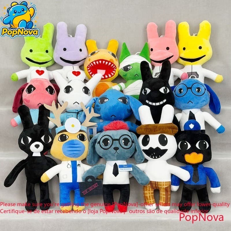 Animal Hospital Roblox Brinquedo De Pelúcia Stalker Presente Popular Enfermeira Coelho Ron Sombra Café Carlos Para Menin