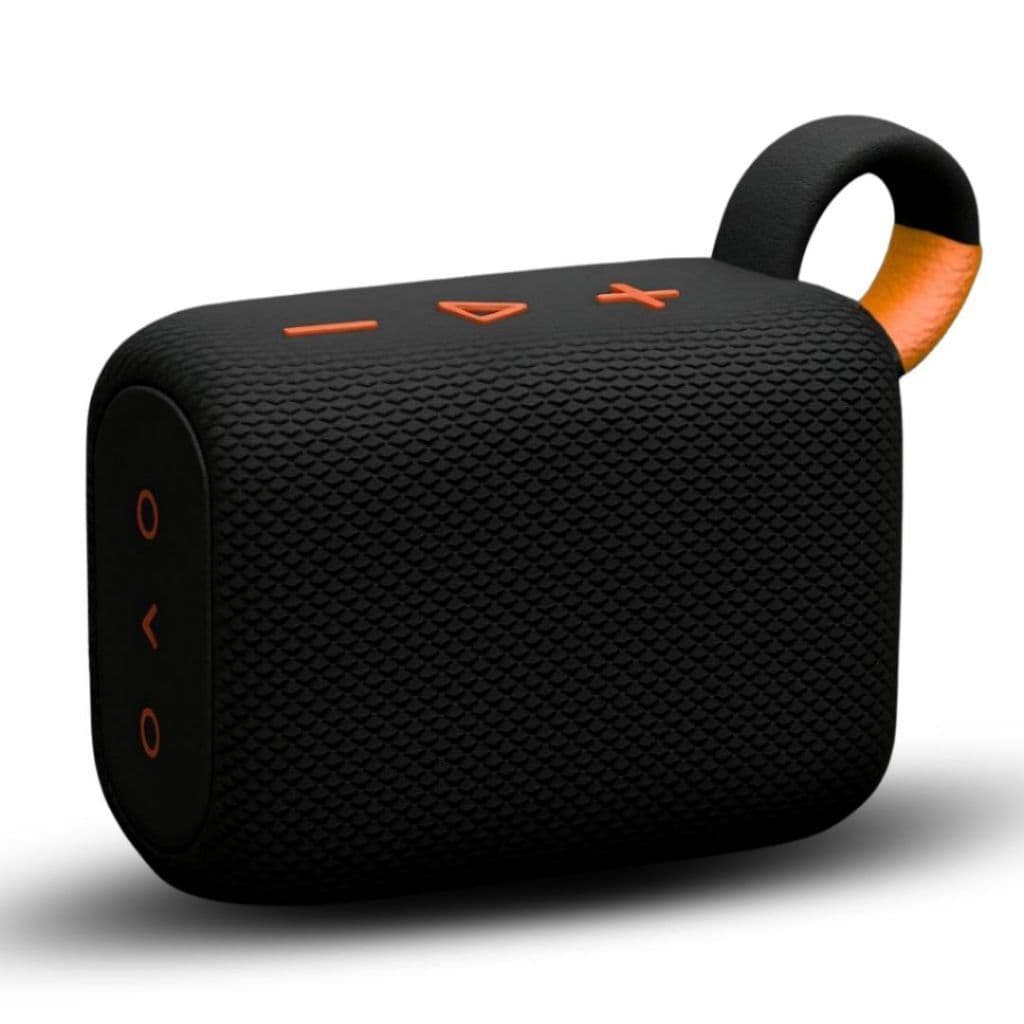 Caixa de Som Bluetooth RGB à Prova d'Água 5W 125 95 65 mm