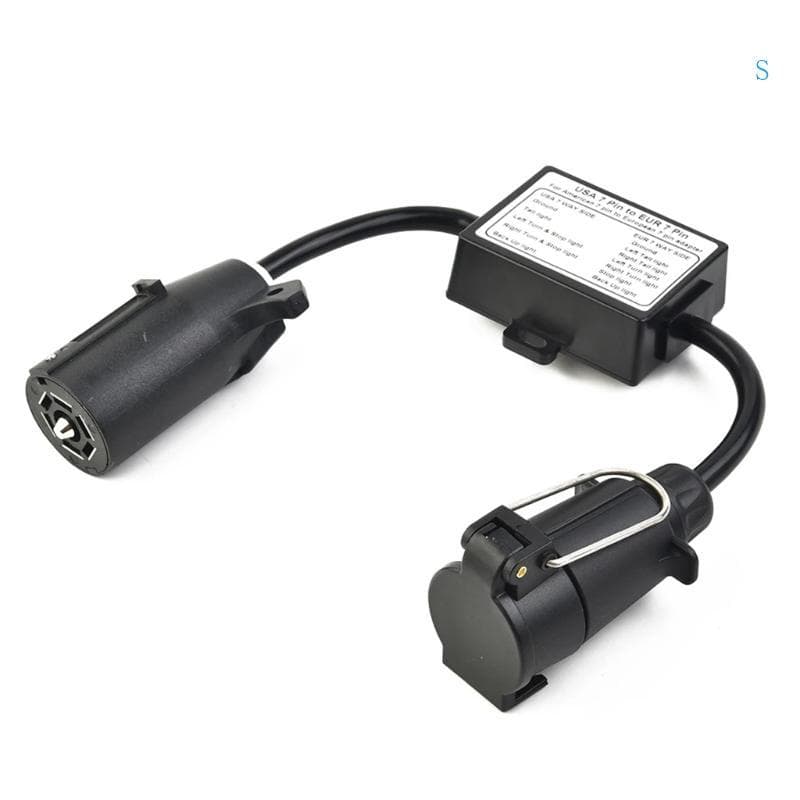 S Trailer Light Para Converter Conector Conversor Luz Fácil Instalação Veículo Americano
