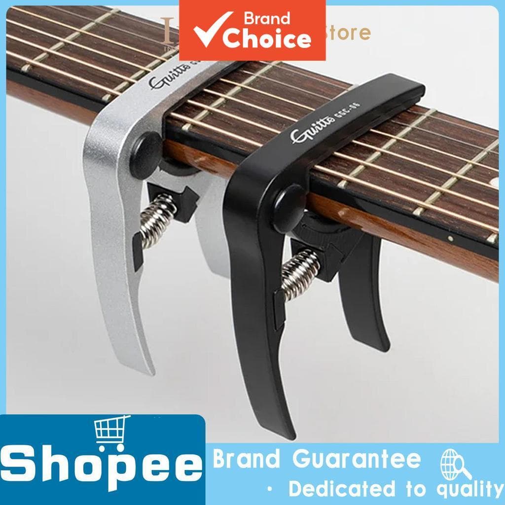 Capo de guitarra GGC-06 para violão acústico, clássico, elétrico, ukulele, bandolim – abraçadeira de afinação de liga
