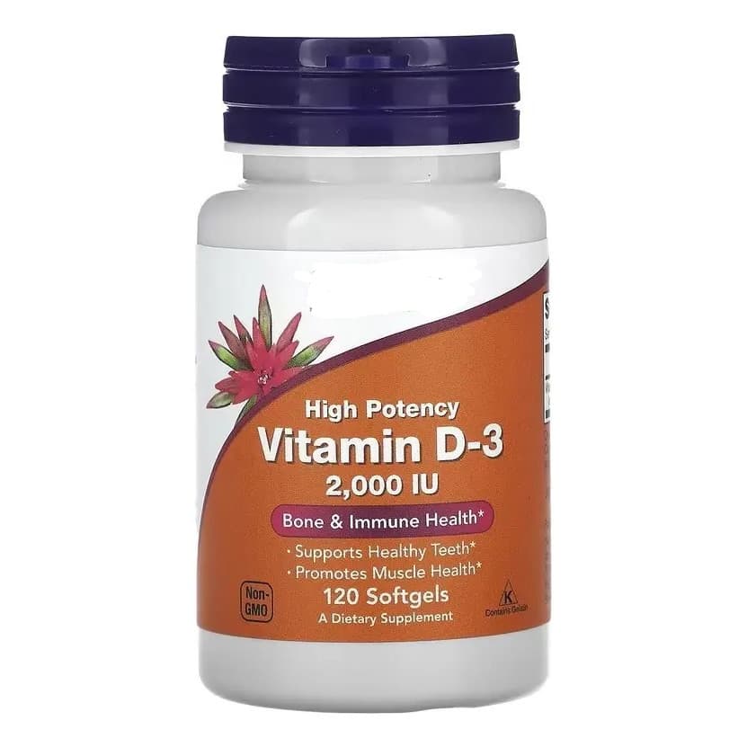 Vitamina D3 de 2000 IU de 120cp