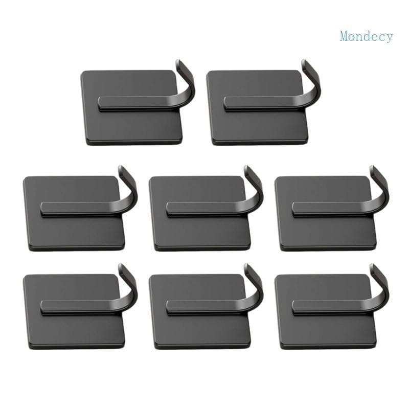 Mon Conjunto 8 Suportes Adesivos Para Toalhas, Cabide Moderno Banheiro E Cozinha