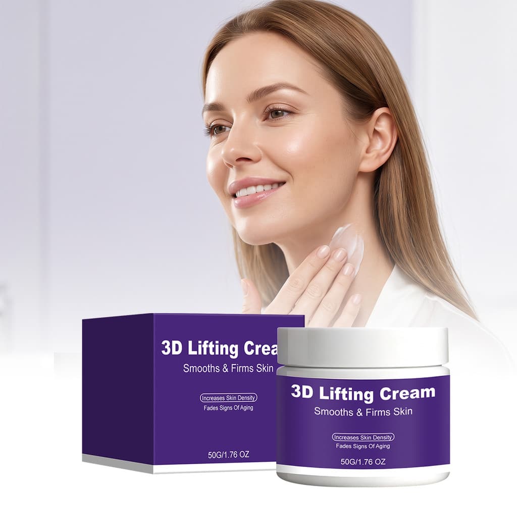 Hidratante Facial Lifting 3D 50g , Hidratação Profunda Para Pele Firme E Lisa , Creme Antienvelhecimento Suave Não Irrit