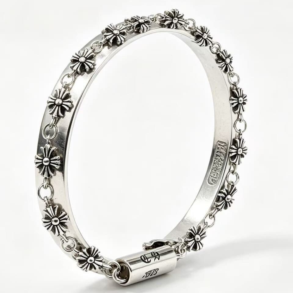 Pulseira Cruzada Vintage – De Corrente Estilo Casal Fino Com Fecho Joias Da Moda