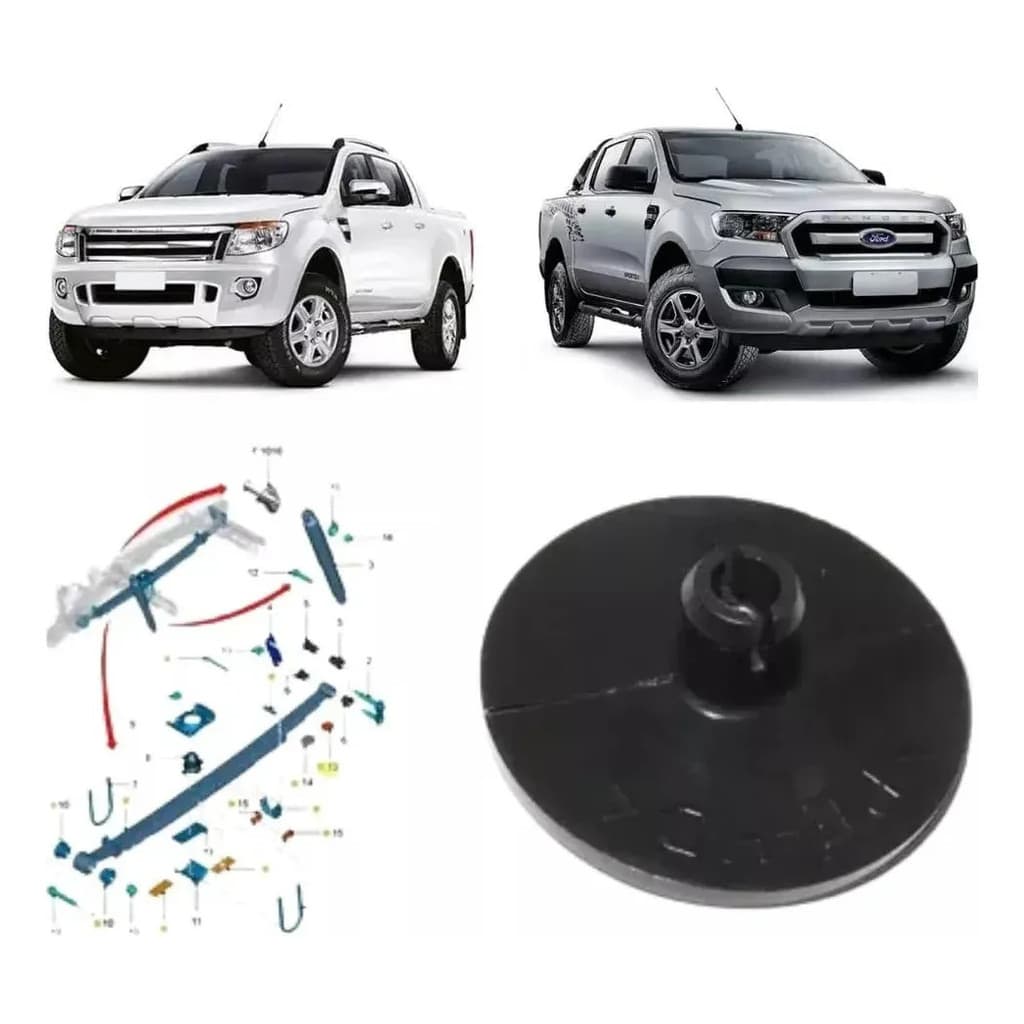Inserto Calço Feixo Molas Ford Nova Ranger Ab395599aa  2013/ ORIGINAL