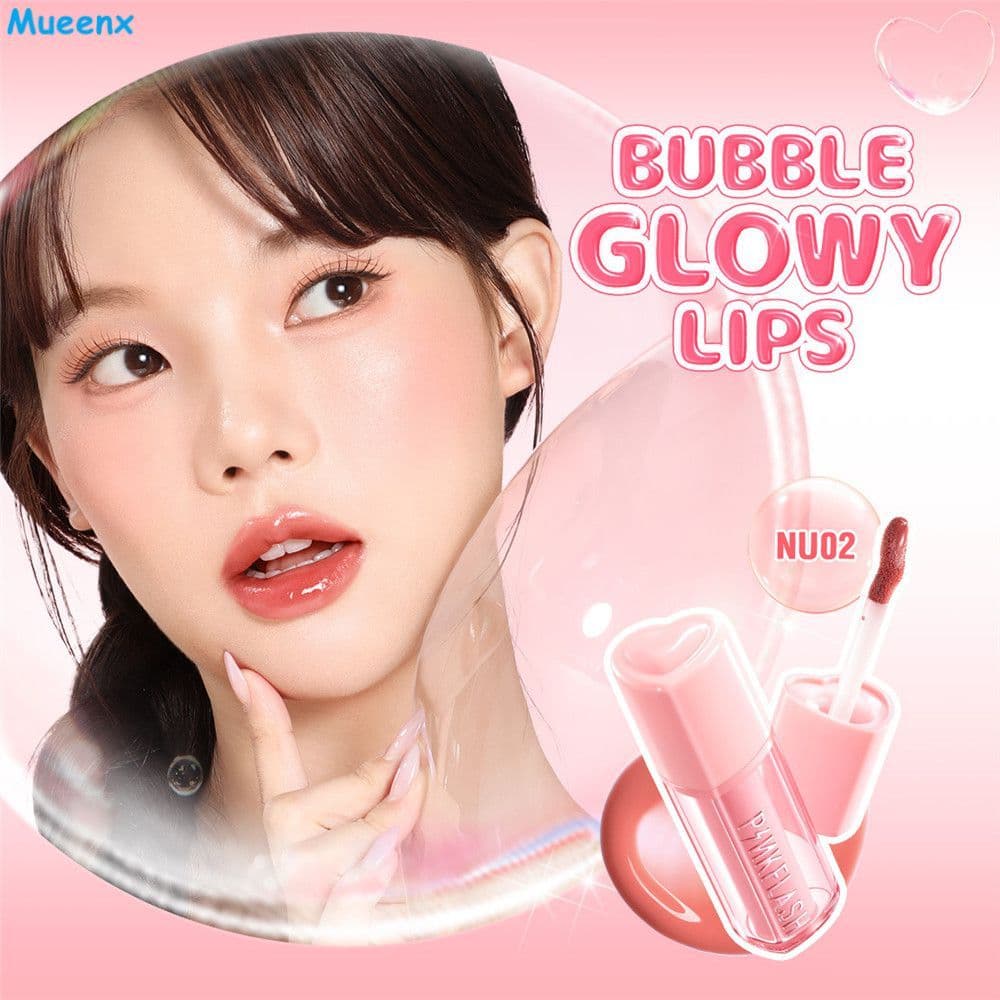 Batom Líquido Glossy para Cuidados com os Lábios: Fragrância Fresca e Leve, Seguro, Nutritivo, Hidratante, Suave e
