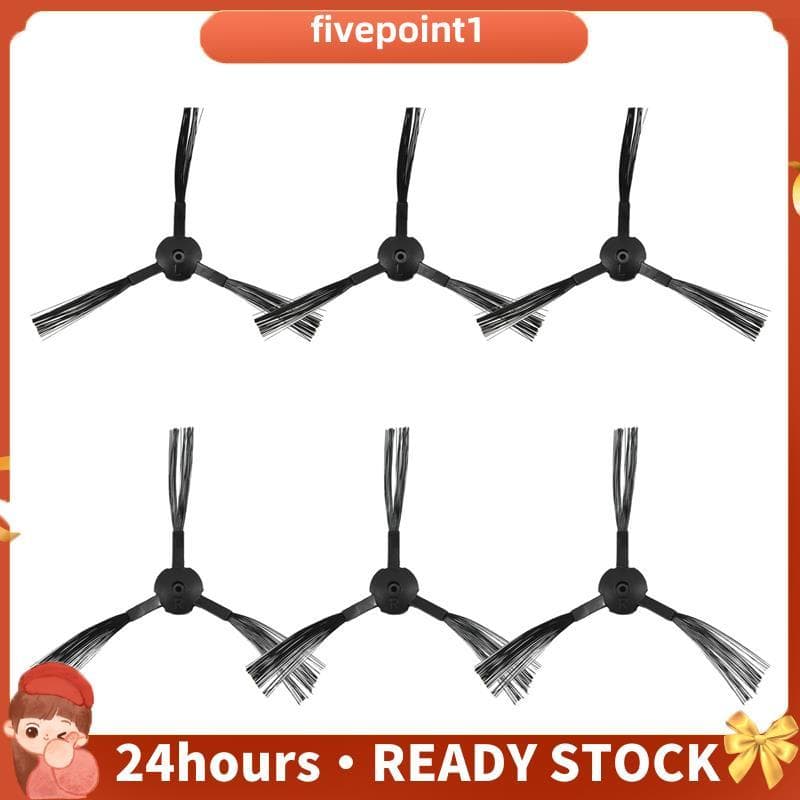 6 Peças De Aspirador De Pó Robô Escova Lateral Para Acessórios V55 V50 V5 V5S V3 V3S V50 Pro X5
