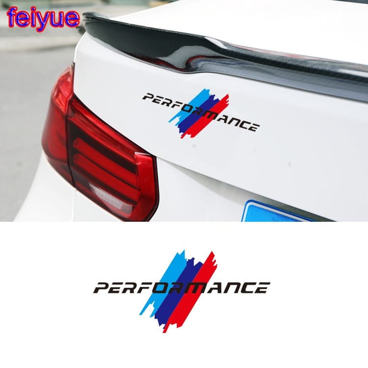 1 Peça Adesivo Decorativo Traseiro M Mpower Performance para BMW E46 E60 E61 E70 E71 E85 E87 E90 E83 F10 F20 F YFFK