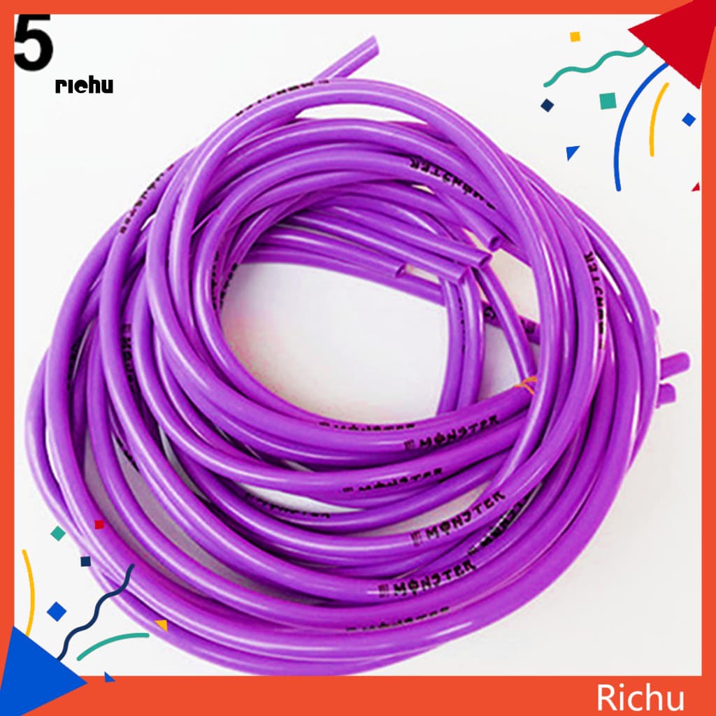 Richu * Universal Motocicleta Bicicleta 1M Gasolina Mangueira De Combustível Tubo De Óleo De Gás 5mm I/D 8mm O