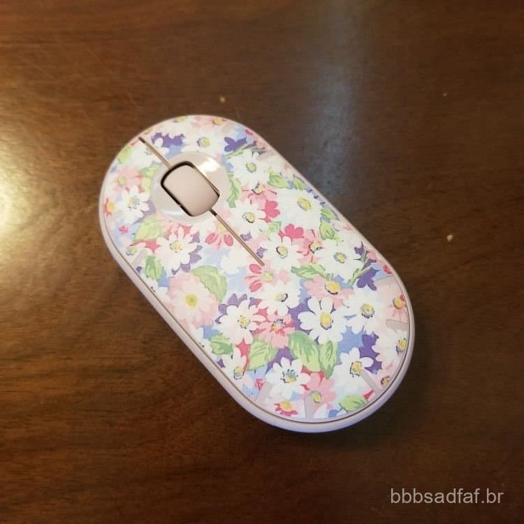 Novo produto adequado para o mouse Logitech Pebble, película protetora fosca 3M com desenho fofo para mulheres.