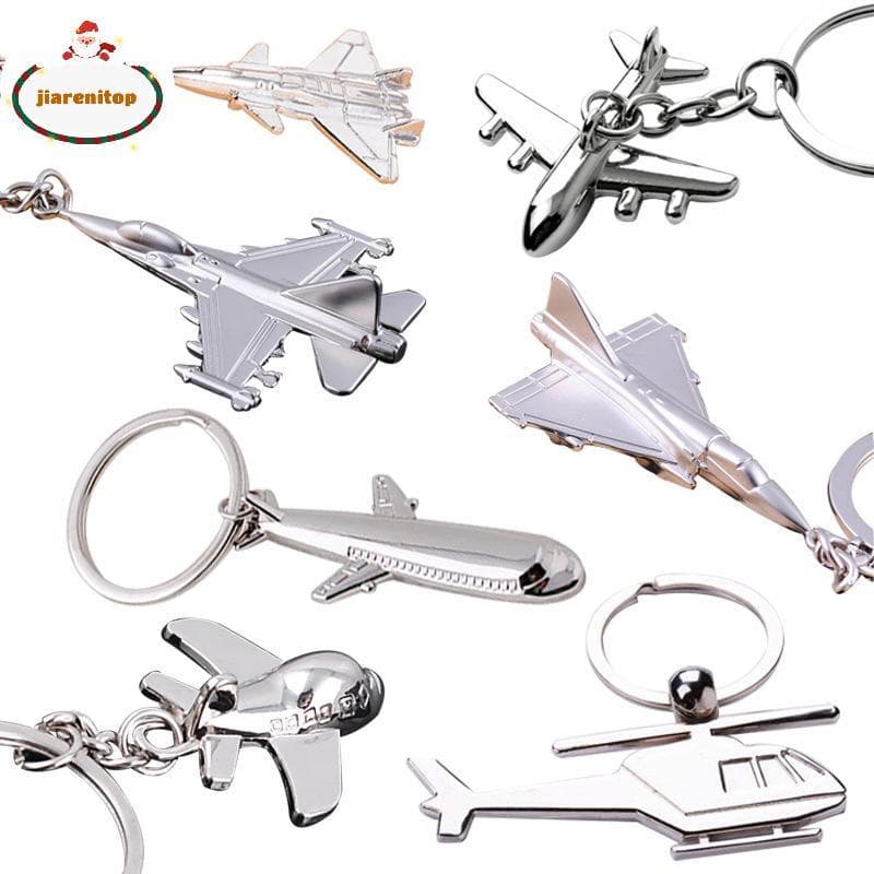 jiarenitop Criativo Metal Aeronaves Chaveiro Pingente Para Homens Mulheres Entusiasta Da Aviação Presente Personalizado