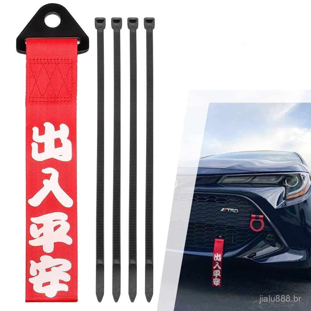 Fita para Engate de Reboque com Slogan de Modificação de Carros JDM Chineses, Adequada para Decoração de Para-choque Dia