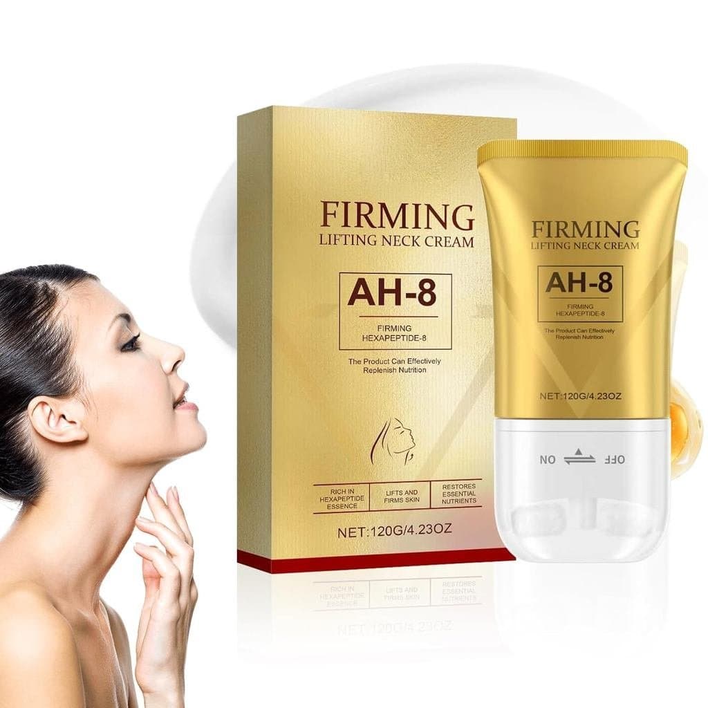 Creme Firmador para Pescoço AH-8 para Pele Flácida, Cuidado Corporal Confortável, Creme Firmador para Pescoço com Rolo,