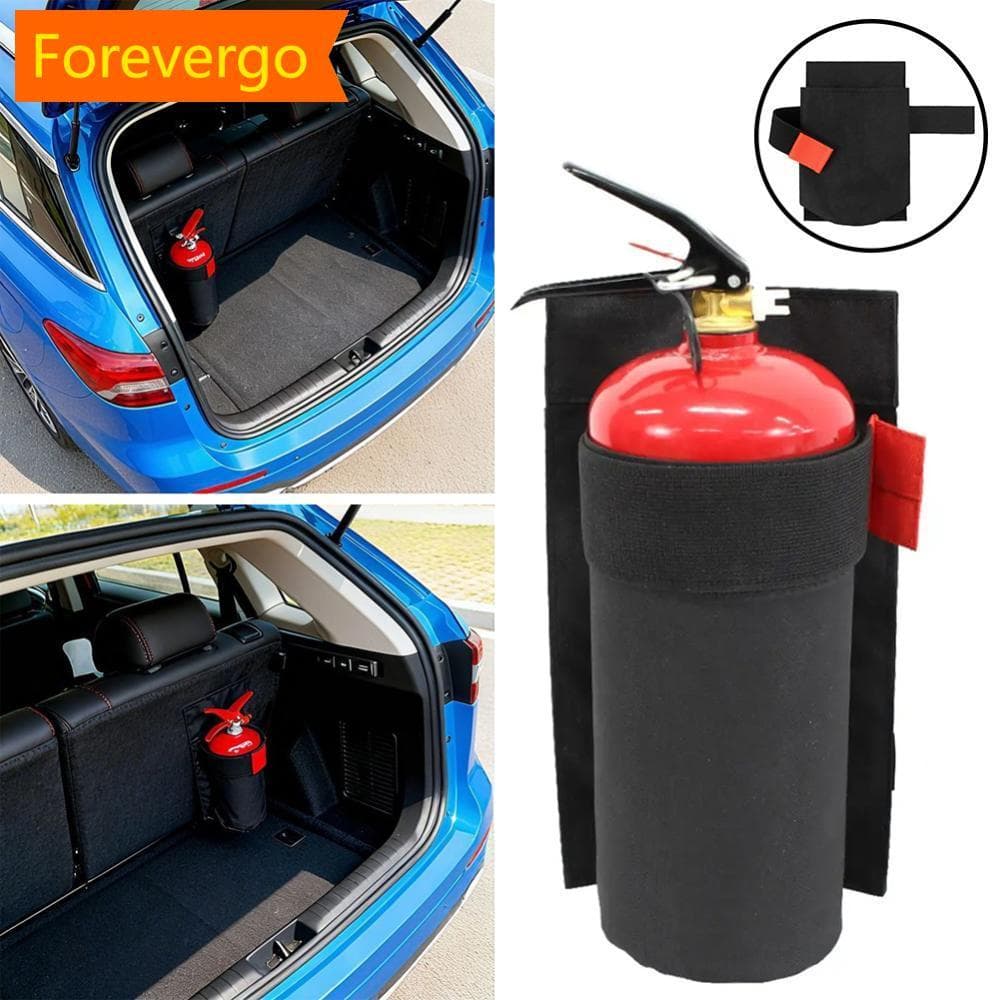 forevergo Saco De Montagem De Armazenamento De Extintor De Incêndio De Carro Adesivo De Dupla Face Para Equipamentos Seg