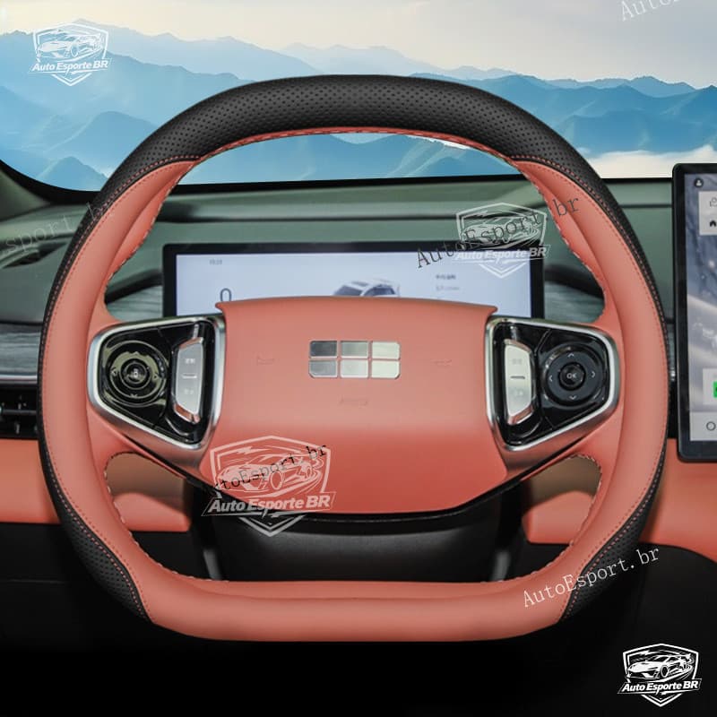 Capa de Volante Geely EX5 EV Estilo 2026, Capa de Volante Dedicada para Proton e.MAS 7, Capa Ultra-fina para Volante de