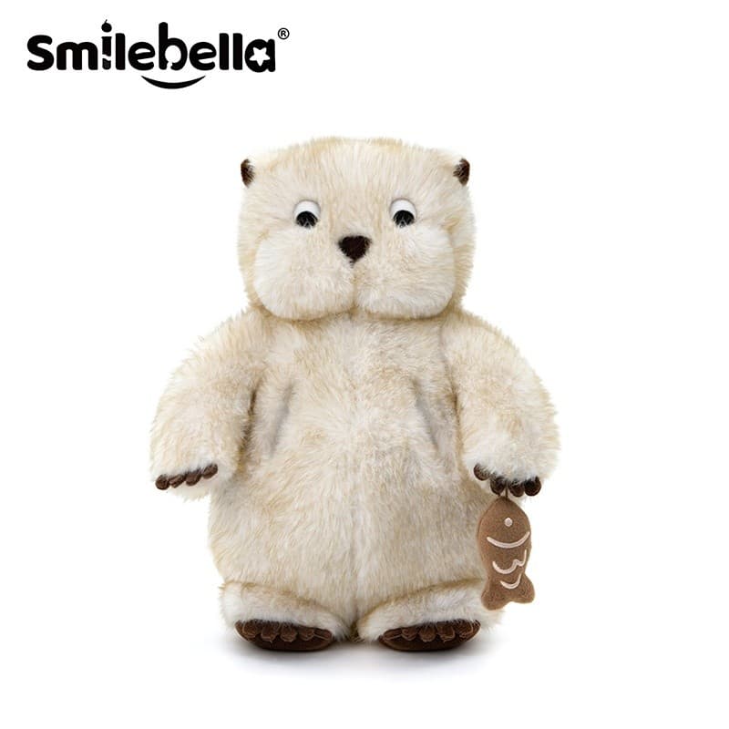 SmileBella Boneca de pelúcia com selo fofo, enfeites calmantes, temporada de formatura, presentes de aniversário, boneca