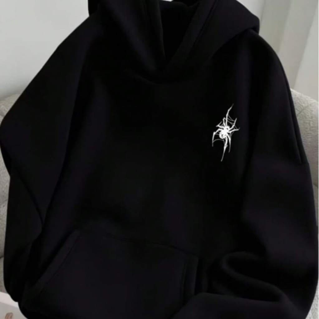 Moletom Blusa canguru Masculina Moderno Confortável Especial Inverno Estampado Modelo: "mini aranha"