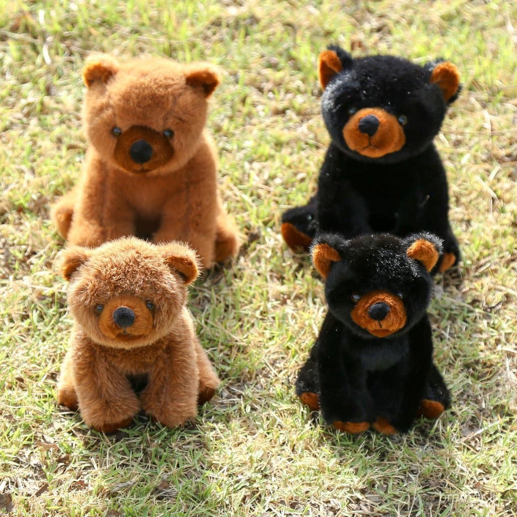 Urso de pelúcia realista marrom popular no atacado, urso de pelúcia, boneco de urso polar, presente de aniversário para
