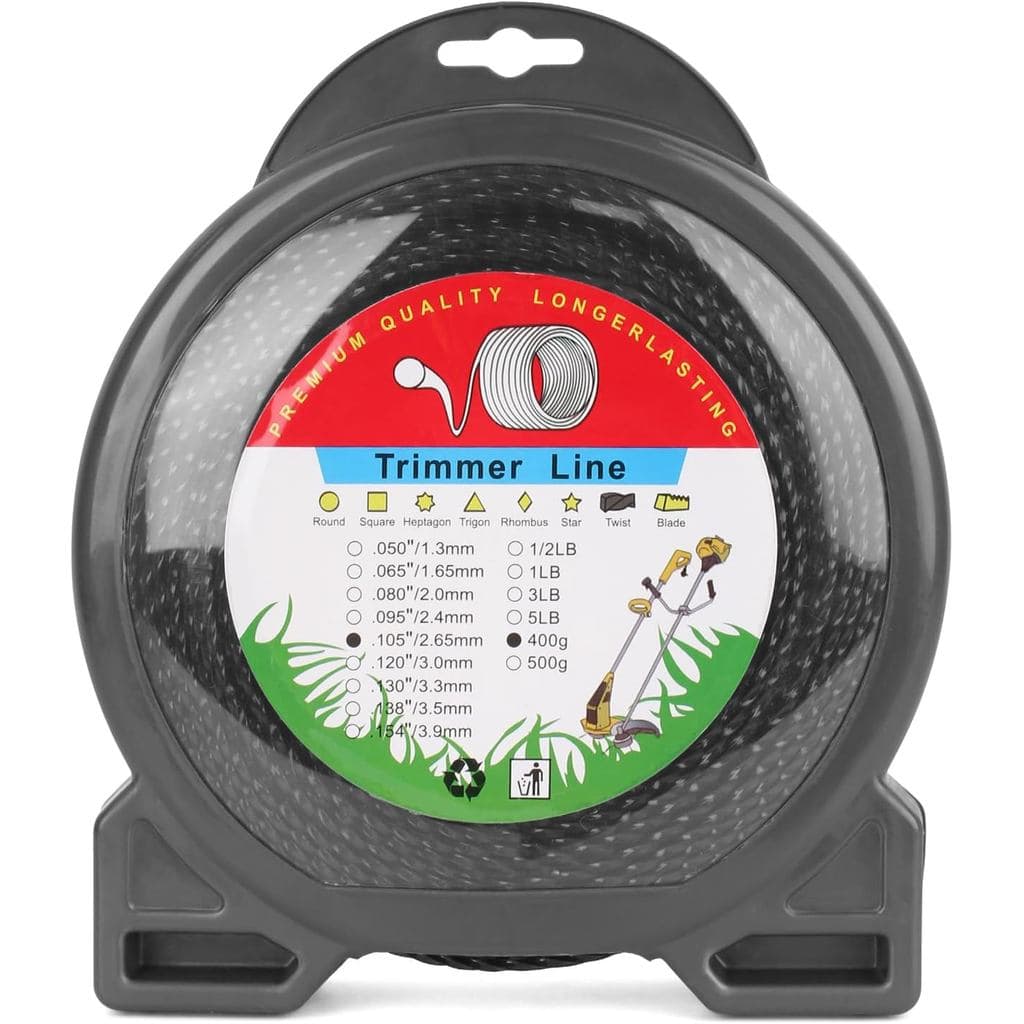Linha de corte 105 - Fio para aparador de grama - Linha de corte .105 para a maioria dos aparadores de grama elétricos,