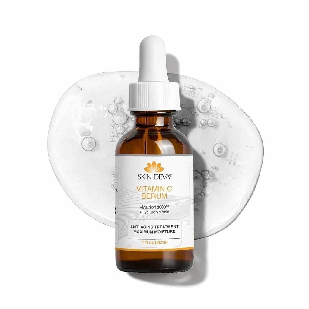 Sérum Facial Deva, contém Vitamina C e Ácido Hialurônico Matrixyl3000, sérum anti-envelhecimento, sérum facial anti-ruga