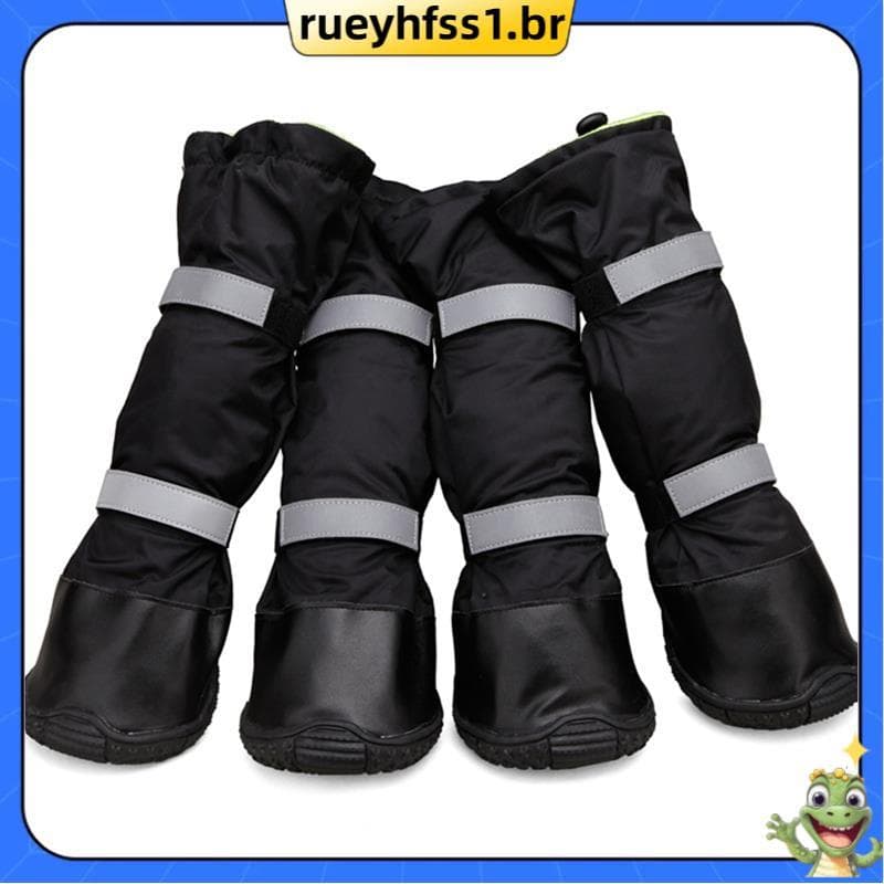 Sapatos Impermeáveis Antiderrapantes Para Cães , Botas Respiráveis E Protetores De Pés Caminhada De 90