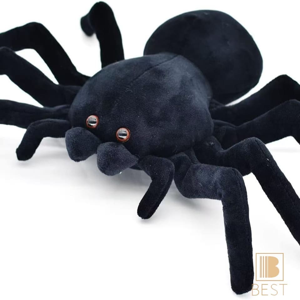Brinquedo De Pelúcia De Aranha De Simulação De Estilo Escuro 26cm-Truque Engraçado Para Presente Infantil