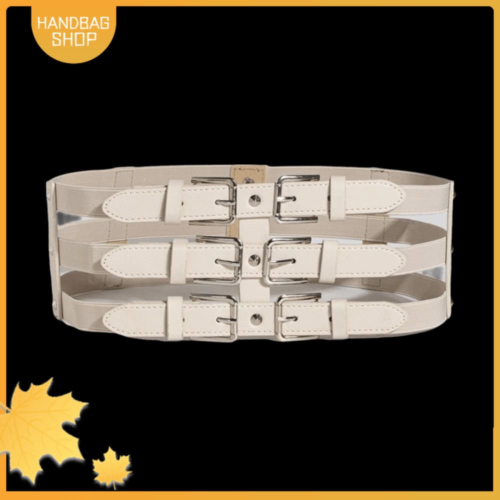 Cinto De Cintura De Bolsa , Elástico Largo E Versátil Feminino Estilo Punk Slim Fit