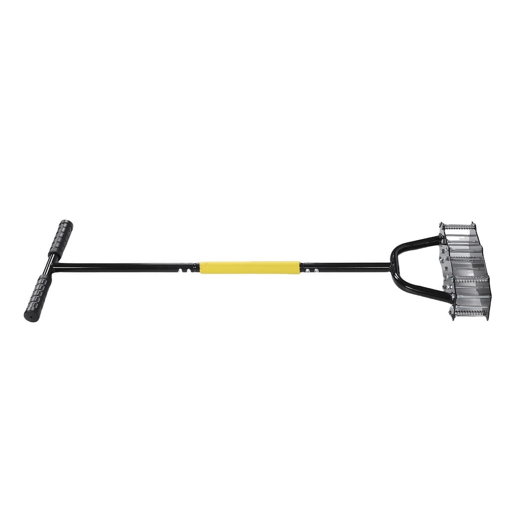 Primavera Gramado Aerador Pico Ferramenta De Aço Carbono 17 Picos Grama Para Jardim